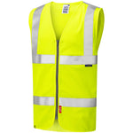 Leo Workwear Meeth Iso 20471 Cl 2 Lfs Zip Vest (En 14116) - thumbnail 3
