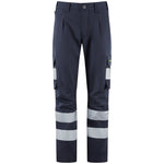 Leo Workwear Winswell Leo Ecoviz Womens Lightweight Polyester Stretch Cargo Trousers - thumbnail 4