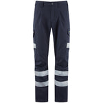 Leo Workwear Winsford Leo Ecoviz Lightweight Polyester Stretch Cargo Trousers - thumbnail 1
