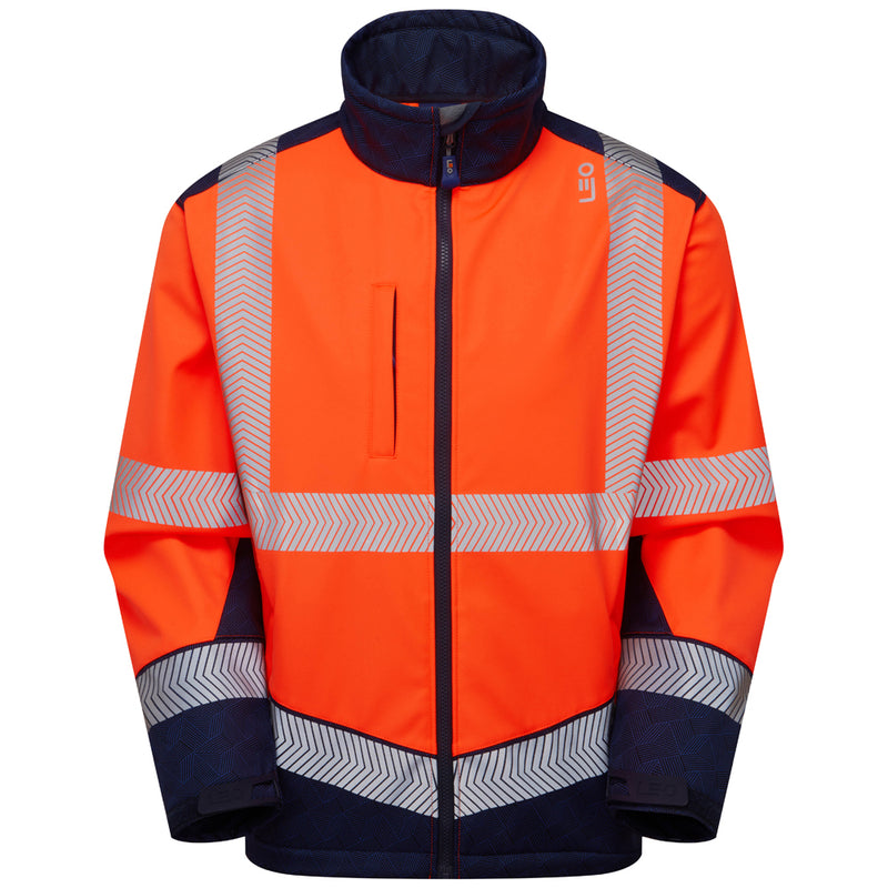 Leo Workwear Bowden Iso 20471 Cl 2 Softshell Jacket