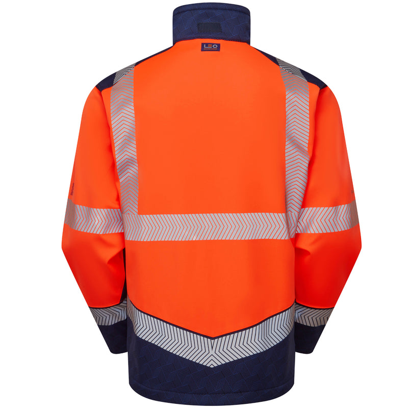 Leo Workwear Bowden Iso 20471 Cl 2 Softshell Jacket