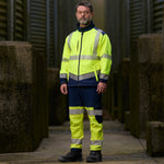 Leo Workwear Bowden Iso 20471 Cl 2 Softshell Jacket - SJ02 - thumbnail 21