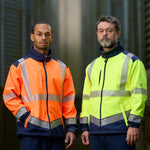 Leo Workwear Bowden Iso 20471 Cl 2 Softshell Jacket - SJ02 - thumbnail 24