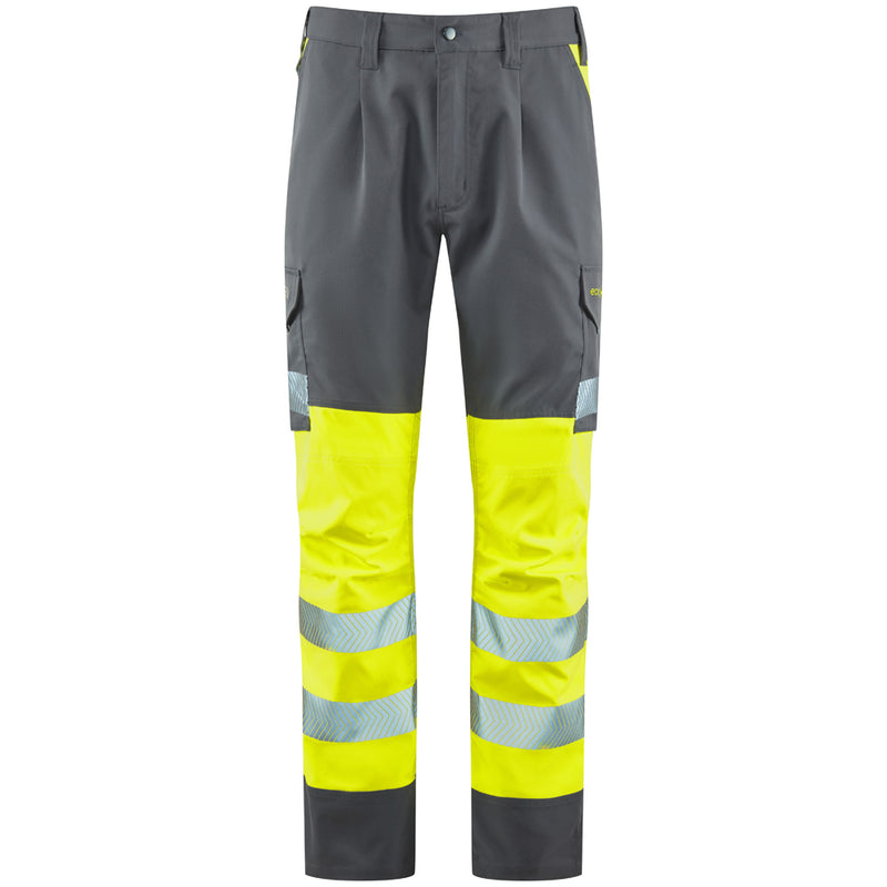 Leo Workwear Winsford Leo Ecoviz Lightweight Polyester Stretch Cargo Trousers