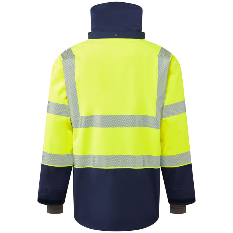 Leo Workwear Dartmoor Iso 20471 Cl 3 Ecoviz 10K Breathable Bomber Jacket