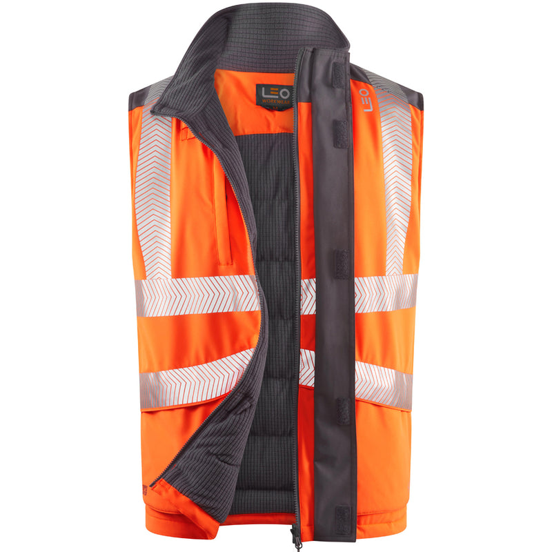 Leo Workwear Halsinger Leo Ecoviz Performance+ Bodywarmer