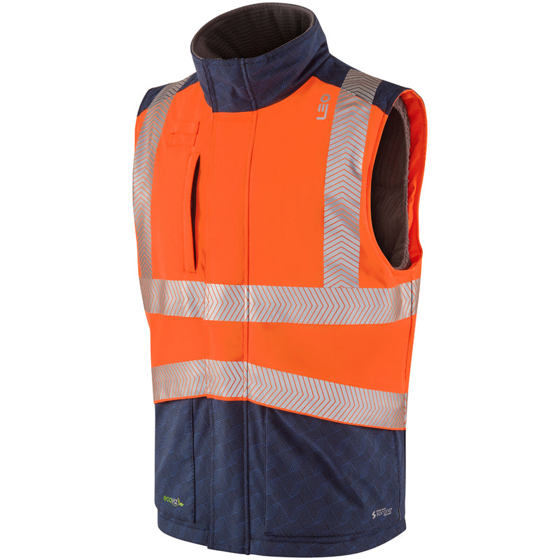 Leo Workwear Halsinger Leo Ecoviz Performance+ Bodywarmer