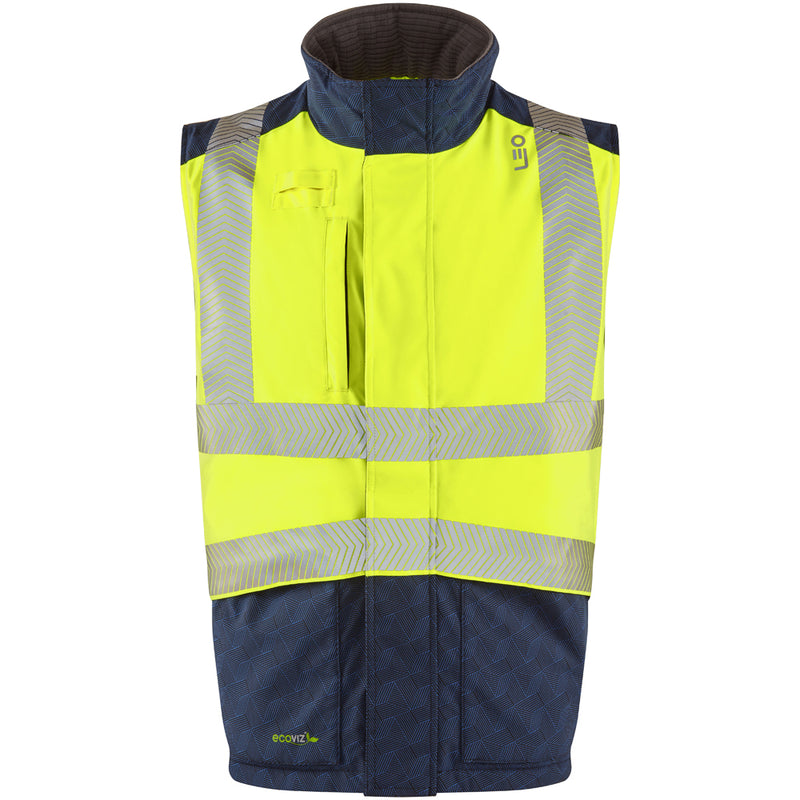 Leo Workwear Halsinger Leo Ecoviz Performance+ Bodywarmer