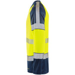 Leo Workwear Ruda Leo Ecoviz Performance+ Dual Colour Long Sleeve T-Shirt