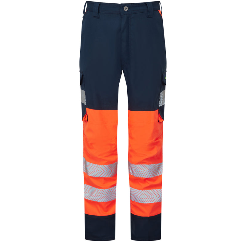 Leo Workwear Winswell Leo Ecoviz Womens Lightweight Polyester Stretch Cargo Trousers