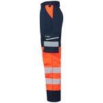 Leo Workwear Winswell Leo Ecoviz Womens Lightweight Polyester Stretch Cargo Trousers - CL05 - thumbnail 12