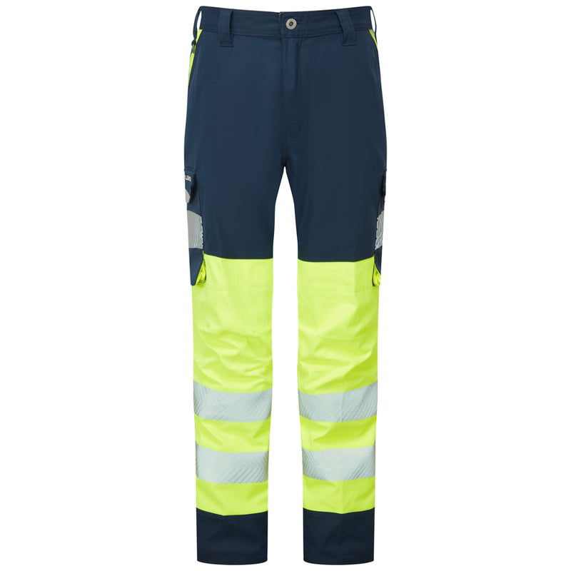 Leo Workwear Winswell Leo Ecoviz Womens Lightweight Polyester Stretch Cargo Trousers