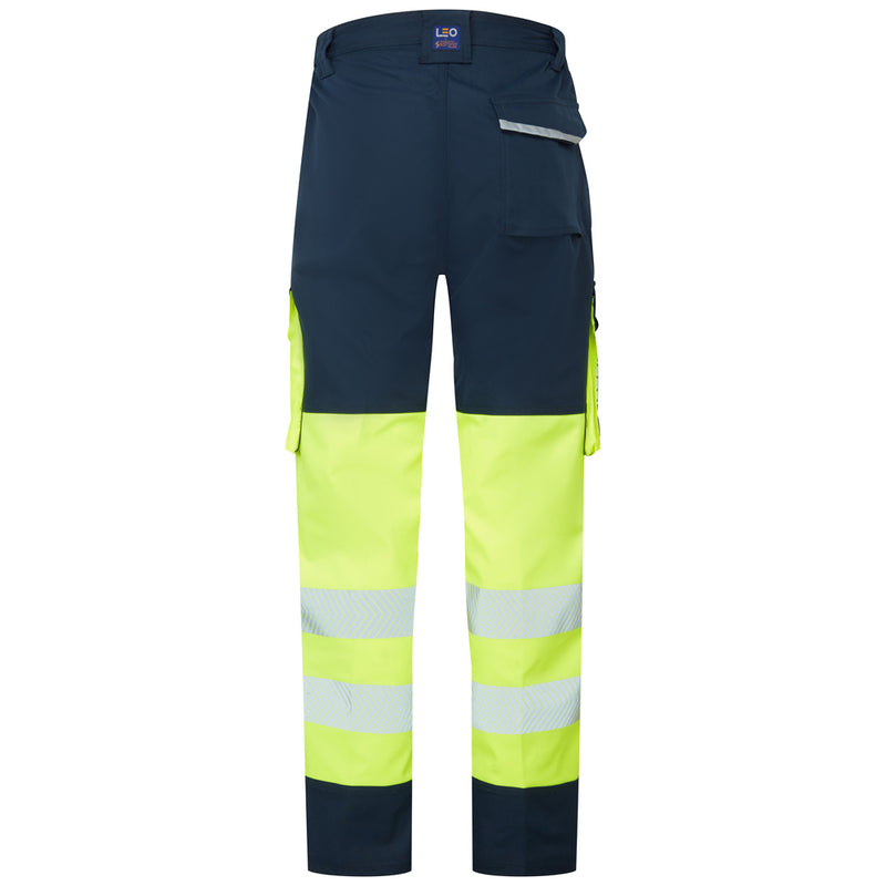 Leo Workwear Winswell Leo Ecoviz Womens Lightweight Polyester Stretch Cargo Trousers