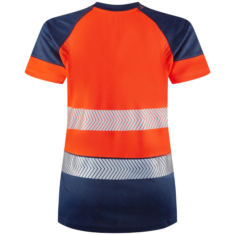 Leo Workwear Lorna Leo Ecoviz Performance+ Womens Dual Colour T-Shirt