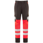 Leo Workwear Winswell Leo Ecoviz Womens Lightweight Polyester Stretch Cargo Trousers