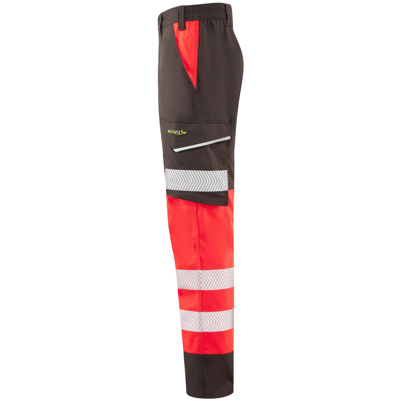 Leo Workwear Winsford Leo Ecoviz Lightweight Polyester Stretch Cargo Trousers
