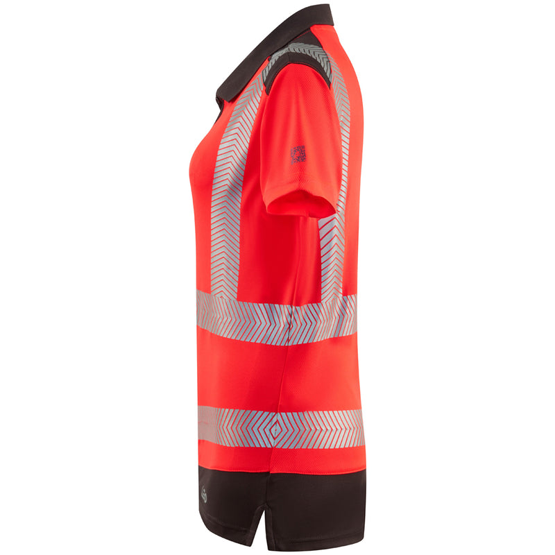 Leo Workwear Elmscott Leo Ecoviz Performance+ Womens Dual Colour Polo Sh