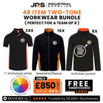 48 Item Two Tone Workwear Bundle with Free Logo (Perfect for a Team of 8) - thumbnail 1