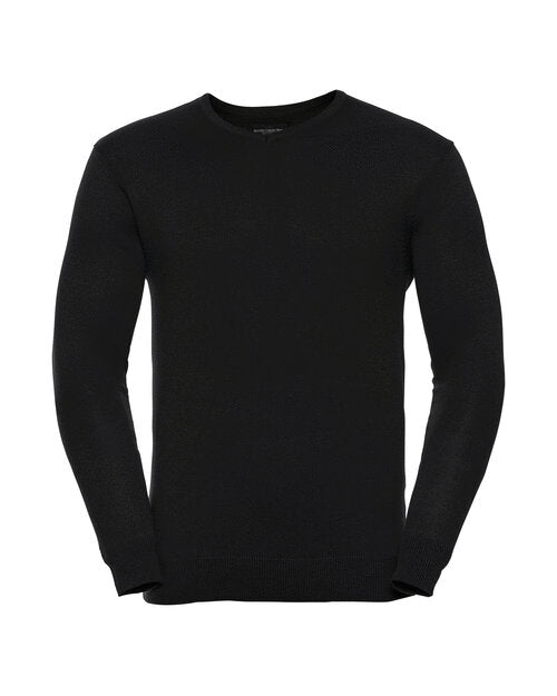 Russell V-Neck Knitted Pullover