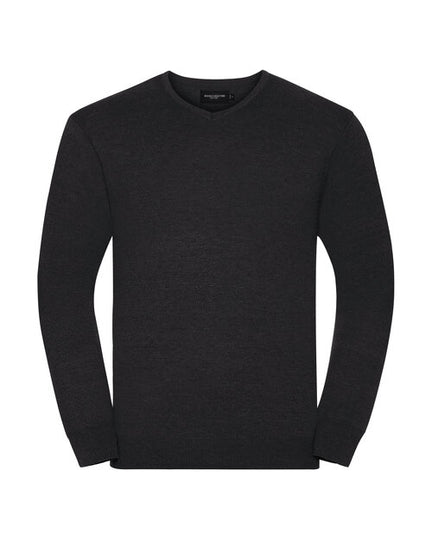 Russell V-Neck Knitted Pullover