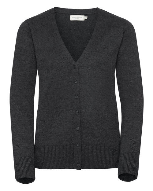 Russell Ladies V-Neck Knitted Cardigan