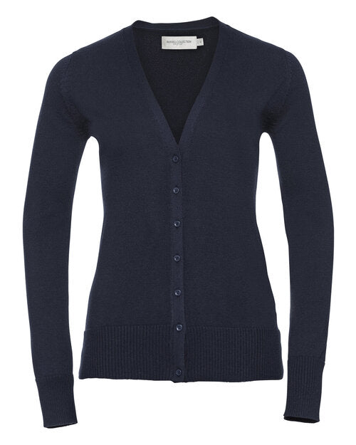 Russell Ladies V-Neck Knitted Cardigan