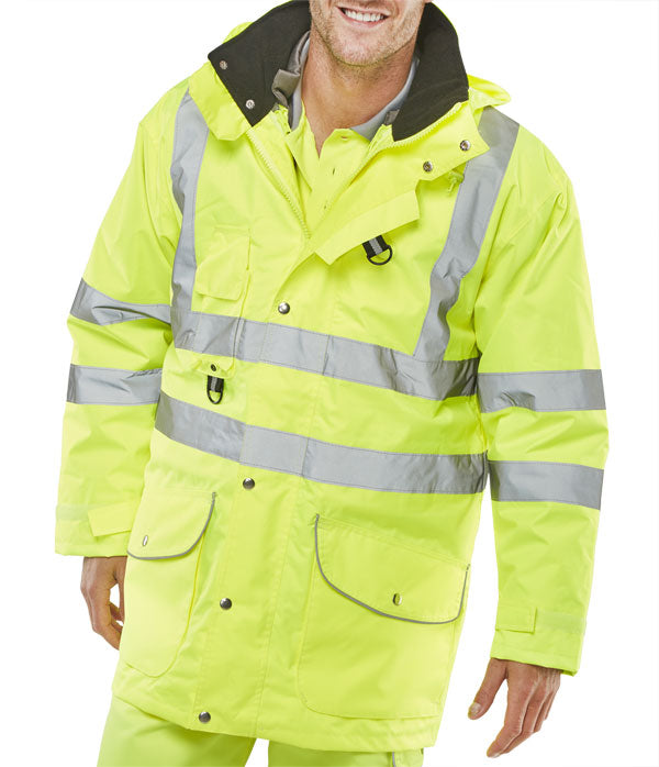 B-Seen Elsener Hi-Vis 7-in-1 Jacket and Bodywarmer Waterproof