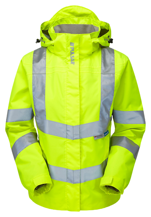 PULSAR  Ladies HV Yellow Storm Coat