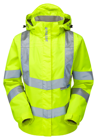 PULSAR  Ladies HV Yellow Storm Coat