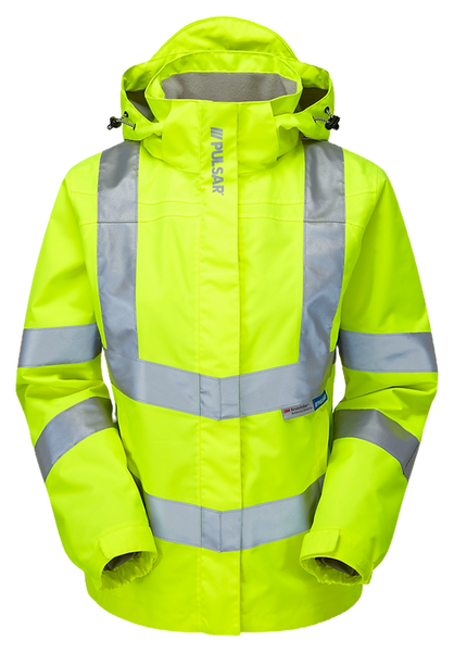 PULSAR  Ladies HV Yellow Storm Coat