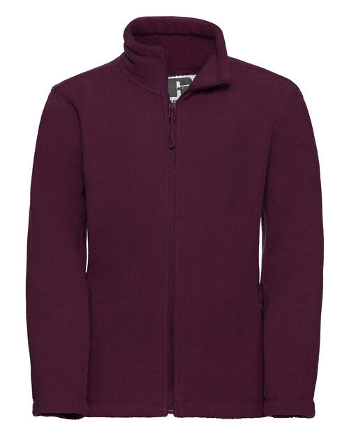 Russell Childrens Full Zip Outdoor Fleece