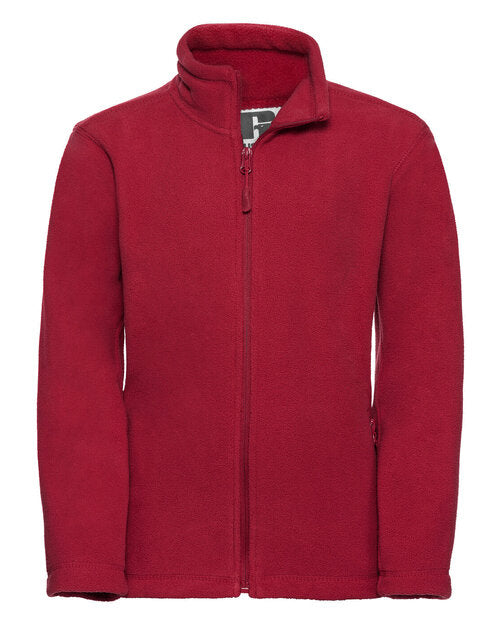 Russell Childrens Full Zip Outdoor Fleece