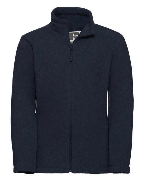 Russell Childrens Full Zip Outdoor Fleece