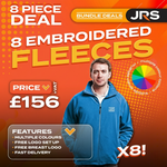 8x Embroidered Regatta Fleece Jackets Bundle Deal - Free Company Logo - thumbnail 1
