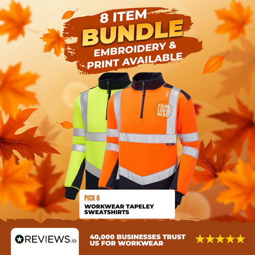 8x Printed Leo Workwear Tapeley Sweatshirts