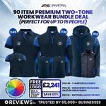 90 Item Premium Two-Tone Embroidered Workwear Bundle Deal - thumbnail 1
