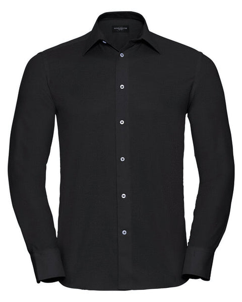 Russell Long Sleeve Tailored Oxford Shirt