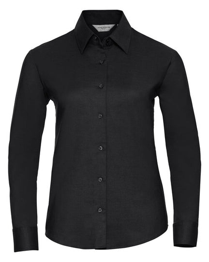 Russell Ladies Long Sleeve Tailored Oxford Shirt