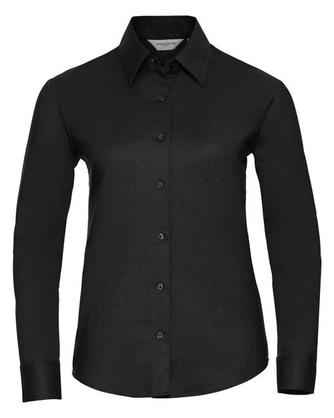 Russell Ladies Long Sleeve Tailored Oxford Shirt