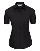 Russell Ladies Short Sleeve Polycotton Poplin Shirt