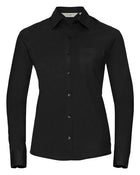 Russell Ladies Long Sleeve Pure Cotton Poplin Shirt