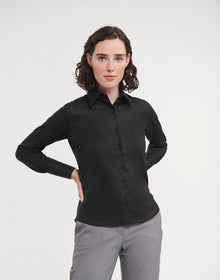 Russell Ladies Long Sleeve Ultimate Non-Iron Shirt