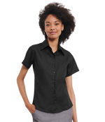 Russell Ladies Short Sleeve Ultimate Non Iron Shirt - thumbnail 2