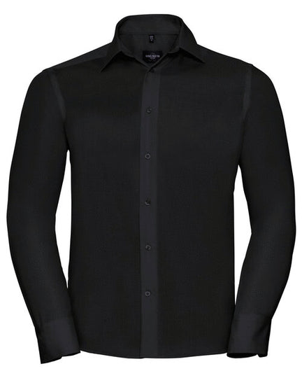 Russell Mens Long Sleeve Tailored Ultimate Non Iron Shirt