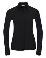 Russell Ladies Long Sleeve Ultimate Stretch Shirt - thumbnail 1
