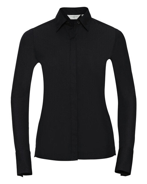 Russell Ladies Long Sleeve Ultimate Stretch Shirt