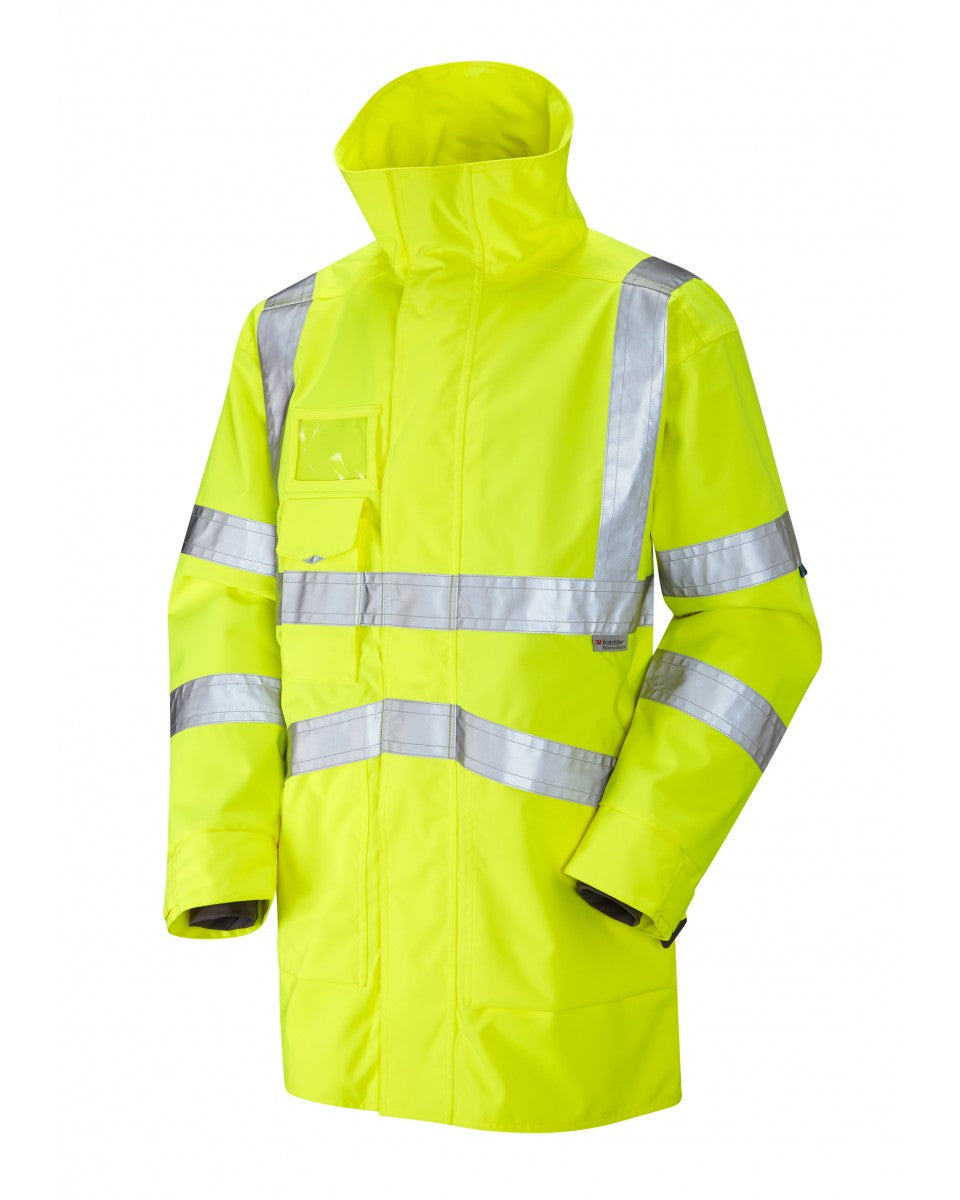 Leo Workwear Clovelly Iso 20471 Cl 3 Breathable Executive Jacket - [CLEARANCE]