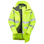 Leo Workwear A04/Bw01-Y-Xl Associated Asphalt (Without Contracting) Front Left & Rear - thumbnail 1