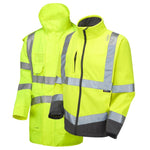 Leo Workwear 3-In-1 Clovelly Anorak (Cl.3) With Buckland Softshell (Cl.3) - thumbnail 10
