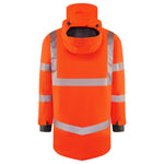 Leo Workwear PETROC Leo EcoViz® 10K Performance+ Dobby Fleece-Lined Anorak - thumbnail 4